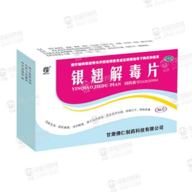 甘肃佛仁银翘解毒片